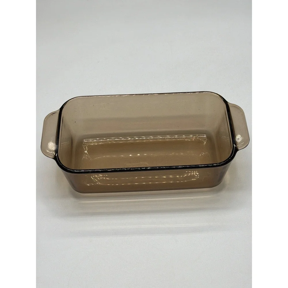 Pyrex 213-R 1.5 Qt Amber Glass Baking Dish Roasting Pan Oven Microwave Safe A-33